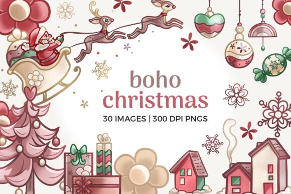 Boho Christmas Clipart: A Designer’s Embroidery Review