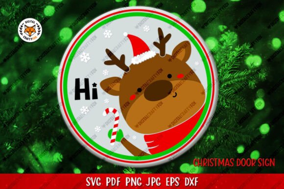Deer Hi SVG: Festive Illustrations for Branding