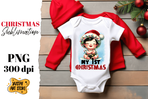 First Christmas Baby PNG: Premium Illustrations