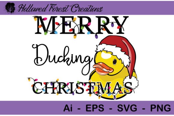 Merry Ducking Christmas Illustrations Review