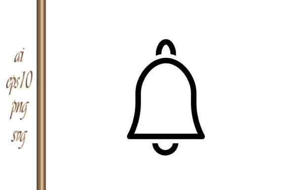 Review: Christmas Bell Outline Icon for Illustrations