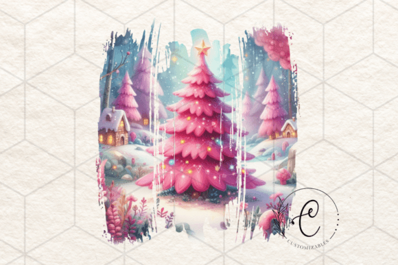 Review: Christmas Tree Brush Stroke PNG Graphic