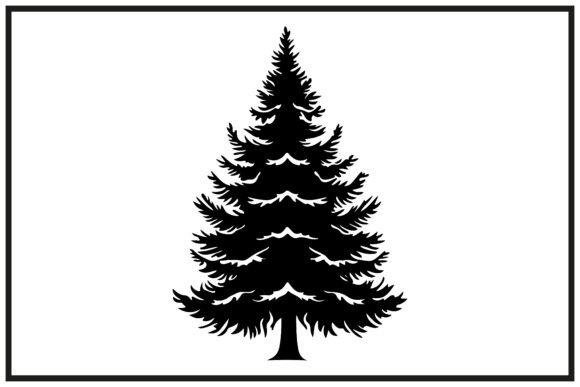 Review: Christmas Tree Silhouette Clipart Vector for Illustrations