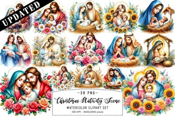 Reviewing Christmas Nativity Scene Sublimation PNG