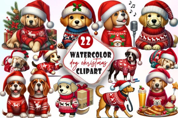 Reviewing Dog Christmas Clipart for Embroidery