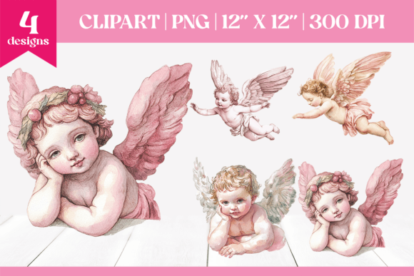 Reviewing Pink Christmas Cherubs Clipart for Embroidery